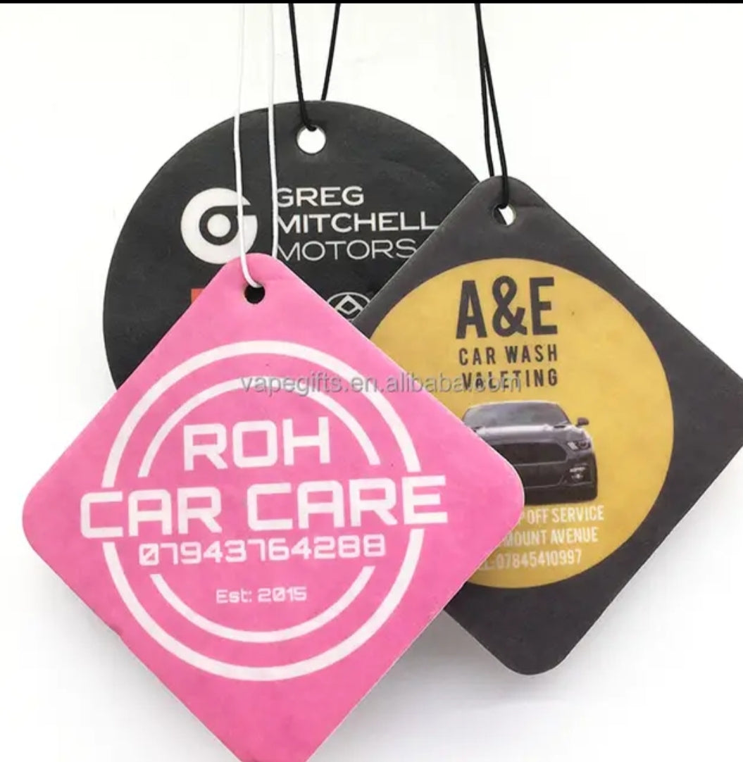 Customized Scent Air Fresheners 500 pieces